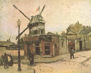 Vincent Van Gogh Le Moulin de la Galette (nn04) oil painting on canvas